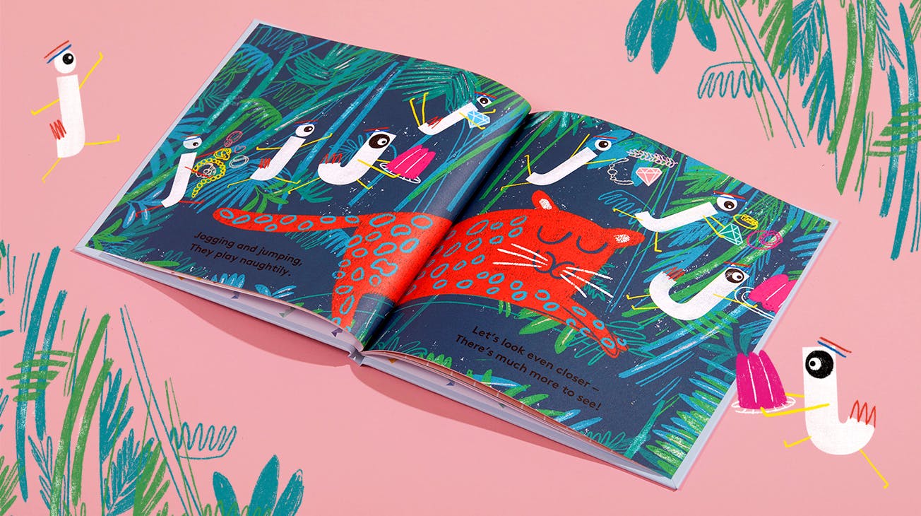 Inside Spread of My Little Monsters Book